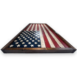 Handmade Rustic Wooden American Flag