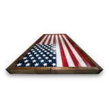 Handmade Rustic Wooden American Flag