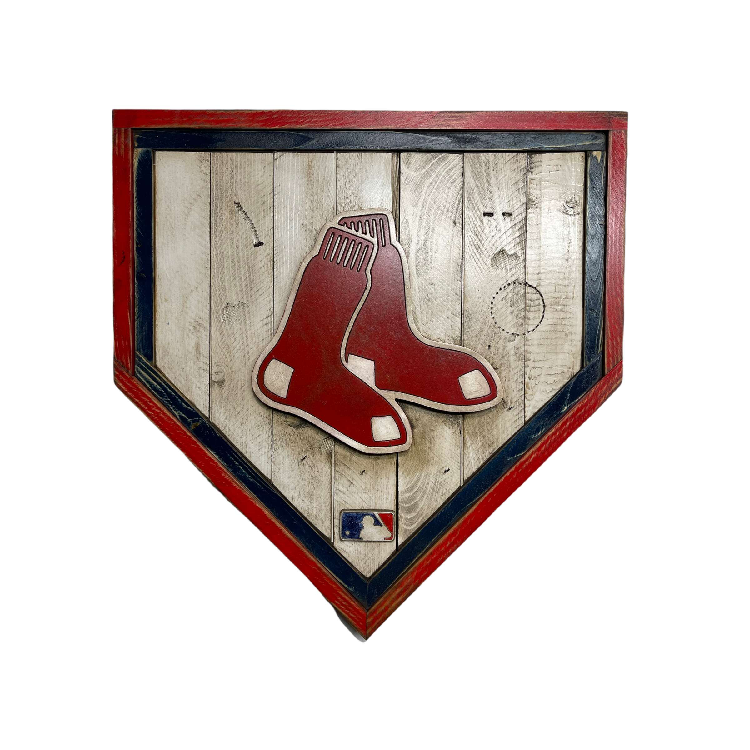 Boston Red Sox Logo wooden sign